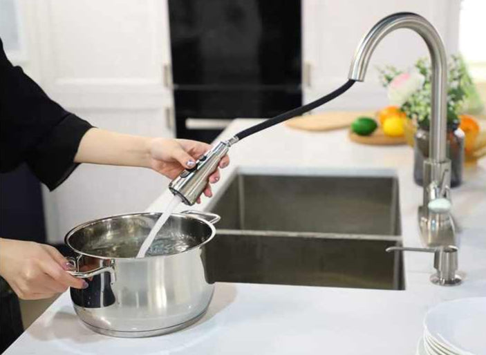 Pull Down Sprayer Kitchen Faucet