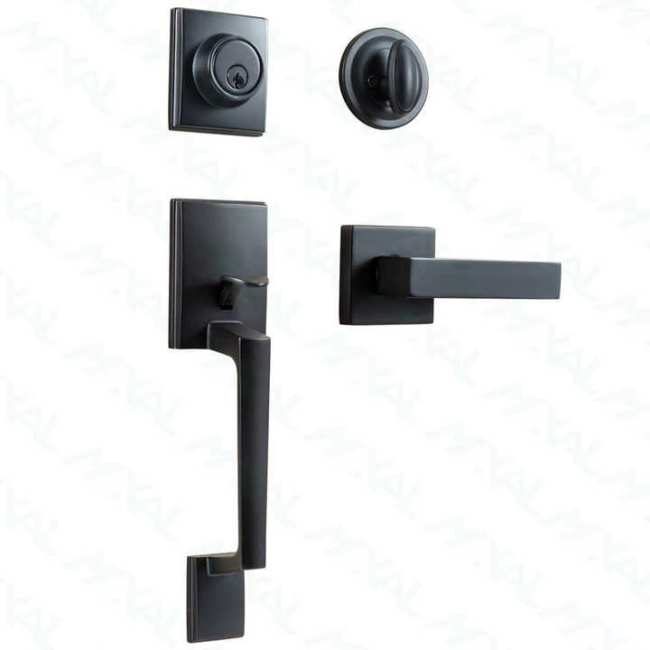 Zinc Alloy Grip Handle Set Door