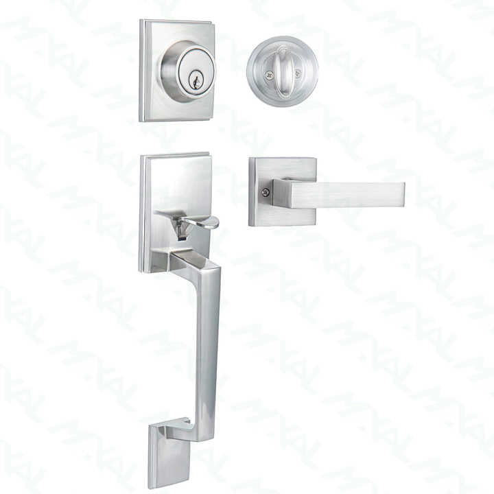 Zinc Alloy Grip Handle Set Door